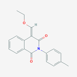 4-(Ethoxymethylidene)-2-(4-methylphenyl)-1,2,3,4-tetrahydroisoquinoline-1,3-dioneͼƬ