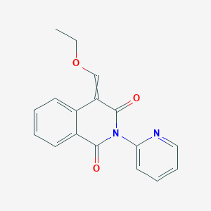 4-(Ethoxymethylidene)-2-(pyridin-2-yl)-1,2,3,4-tetrahydroisoquinoline-1,3-dioneͼƬ