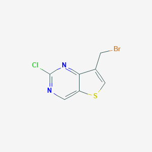 7-(BROMOMETHYL)-2-CHLOROTHIENO[3,2-D]PYRIMIDINEͼƬ