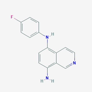 5-N-(4-Fluorophenyl)isoquinoline-5,8-diamineͼƬ