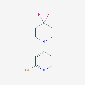 2-Bromo-4-(4,4-difluoropiperidin-1-yl)pyridine图片