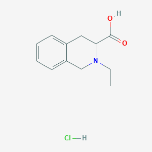 2-Ethyl-1,2,3,4-tetrahydroisoquinoline-3-carboxylic Acid HydrochlorideͼƬ