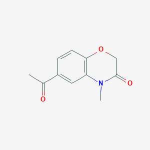 6-acetyl-4-methyl-2H-benzo[b][1,4]oxazin-3(4H)-oneͼƬ