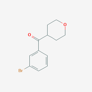 4-(3-bromobenzoyl)oxaneͼƬ