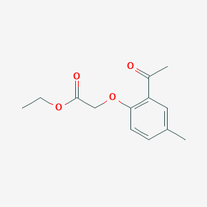 Ethyl(2-acetyl-4-methylphenoxy)acetateͼƬ