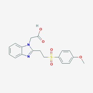 {2-[2-(4-Methoxy-benzenesulfonyl)-ethyl]-benzoimidazol-1-yl}-acetic acidͼƬ