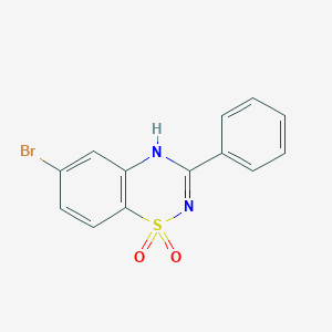 6-Bromo-3-phenyl-4H-1,2,4-benzothiadiazine-1,1-dioneͼƬ