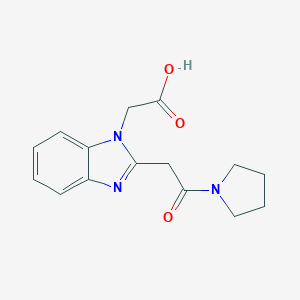 [2-(2-Oxo-2-pyrrolidin-1-yl-ethyl)-benzoimidazol-1-yl]-acetic acidͼƬ