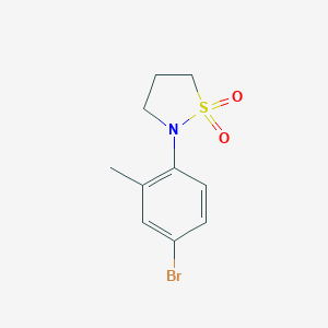 2-(4-Bromo-2-methylphenyl)-1,2-thiazolidine-1,1-dioneͼƬ