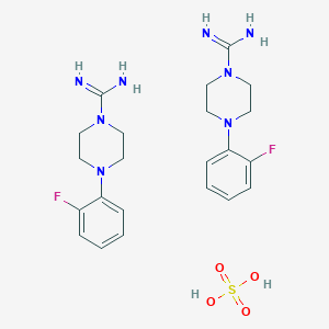 Bis(4-(2-fluorophenyl)piperazine-1-carboximidamide) sulfuric acidͼƬ