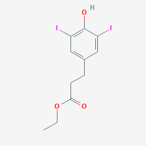 4-Hydroxy-3,5-diiodo-benzenepropanoic Acid Ethyl EsterͼƬ