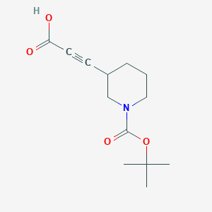 3-{1-[(tert-butoxy)carbonyl]piperidin-3-yl}prop-2-ynoic acidͼƬ