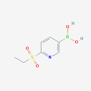 6-(Ethanesulfonyl)pyridine-3-boronic acidͼƬ