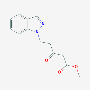 5-Indazol-1-yl-3-oxo-pentanoic acid methyl esterͼƬ