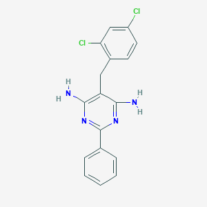 5-(2,4-Dichlorobenzyl)-2-phenyl-4,6-pyrimidinediamineͼƬ