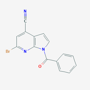 1-Benzoyl-4-cyano-6-bromo-7-azaindoleͼƬ