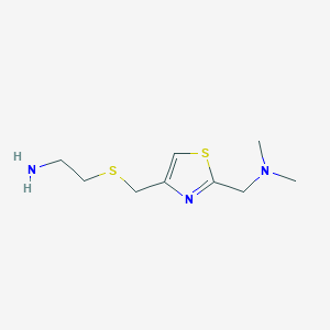 2-(Dimethylaminomethyl)-4-(2-aminoethylthiomethyl)thiazole图片