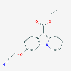 ethyl 3-(cyanomethoxy)pyrido[1,2-a]indole-10-carboxylateͼƬ