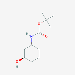 tert-butyl n-[(1r,3r)-3-hydroxycyclohexyl]carbamate图片