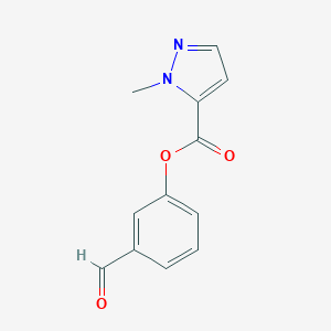 3-Formylphenyl 1-methyl-1H-pyrazole-5-carboxylateͼƬ