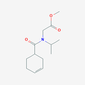 methyl 2-[1-(cyclohex-3-en-1-yl)-N-(propan-2-yl)formamido]acetate图片