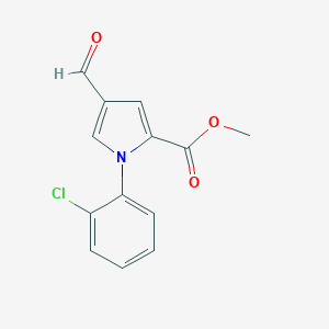 Methyl 1-(2-Chlorophenyl)-4-formyl-1H-pyrrole-2-carboxylate图片