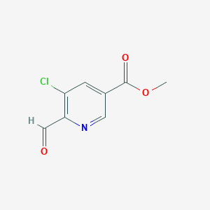 Methyl 5-Chloro-6-formylpyridine-3-carboxylate图片