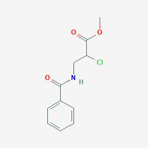 Methyl 2-Chloro-3-(phenylformamido)propanoateͼƬ