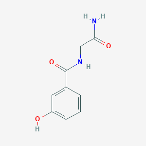 2-[(3-Hydroxyphenyl)formamido]acetamideͼƬ