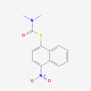 N,N-Dimethyl-1-[(4-nitronaphthalen-1-yl)sulfanyl]formamideͼƬ