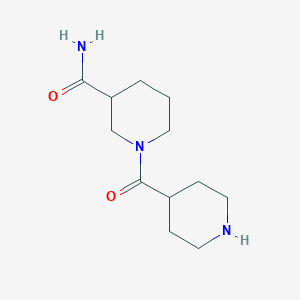 1-[(piperidin-4-yl)carbonyl]piperidine-3-carboxamideͼƬ