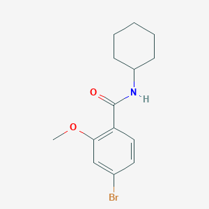 4-Bromo-N-cyclohexyl-2-methoxybenzamideͼƬ