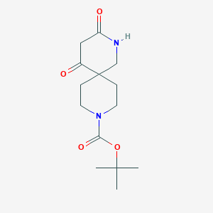 Tert-butyl3,5-dioxo-2,9-diazaspiro[5,5]undecane-9-carboxylateͼƬ