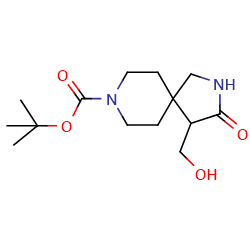 tert-butyl4-(hydroxymethyl)-3-oxo-2,8-diazaspiro[4,5]decane-8-carboxylate图片