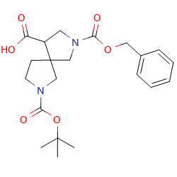 2-[(benzyloxy)carbonyl]-7-[(tert-butoxy)carbonyl]-2,7-diazaspiro[4,4]nonane-4-carboxylicacidͼƬ