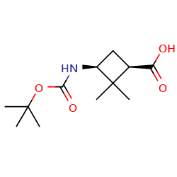 (1R,3S)-3-(tert-butoxycarbonylamino)-2,2-dimethyl-cyclobutanecarboxylicacidͼƬ