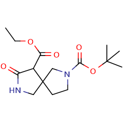 2-tert-butyl9-ethyl8-oxo-2,7-diazaspiro[4,4]nonane-2,9-dicarboxylateͼƬ