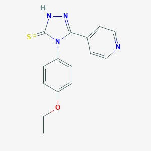 4-(4-Ethoxyphenyl)-5-(pyridin-4-yl)-4H-1,2,4-triazole-3-thiol图片