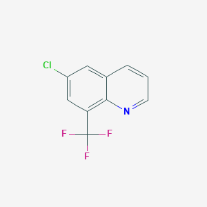 6-Chloro-8-(trifluoromethyl)quinolineͼƬ