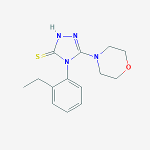 4-(2-Ethylphenyl)-5-(morpholin-4-yl)-4H-1,2,4-triazole-3-thiol图片