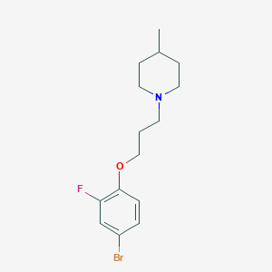 1-(3-(4-Bromo-2-fluorophenoxy)propyl)-4-methylpiperidineͼƬ