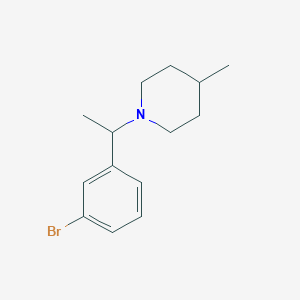 1-(1-(3-Bromophenyl)ethyl)-4-methylpiperidineͼƬ