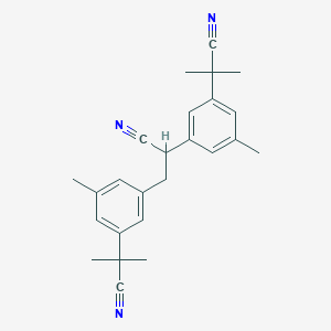 Di-destriazole Desmethyl Anastrozole Dimer Impurity图片