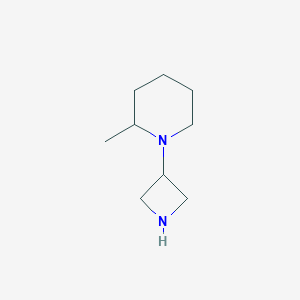 1-(3-azetidinyl)-2-methylpiperidineͼƬ