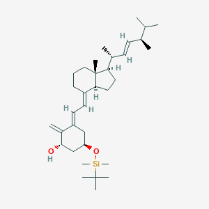 (1S,3E,5R)-5-[[(1,1-dimethylethyl)dimethylsilyl]oxy]-2-methylene-3-[(2E)-2-[(1R,3aS,7aR)-octahydro-7a-methyl-1-[(1R,2E,4R)-1,4,5-trimethyl-2-hexen-1-yl]-4H-inden-4-ylidene]ethylidene]-cyclohexanolͼƬ