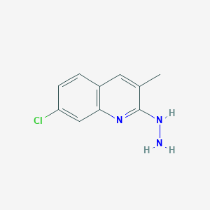 7-Chloro-2-hydrazinyl-3-methylquinoline图片