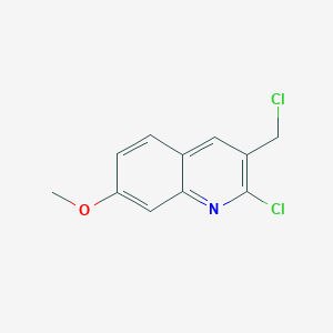 2-Chloro-3-(chloromethyl)-7-methoxyquinolineͼƬ