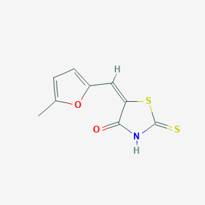 (5E)-2-Mercapto-5-[(5-methyl-2-furyl)methylene]-1,3-thiazol-4(5H)-oneͼƬ