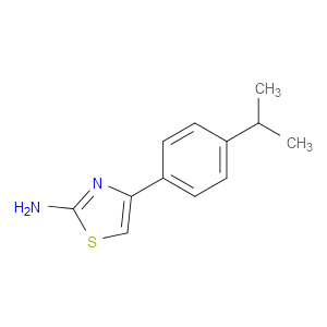 2-氨基-4-(4-异丙基苯基)噻唑图片