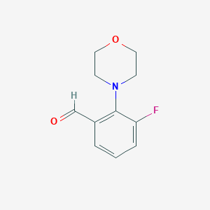 3-Fluoro-2-(N-morpholino)-benzaldehydeͼƬ